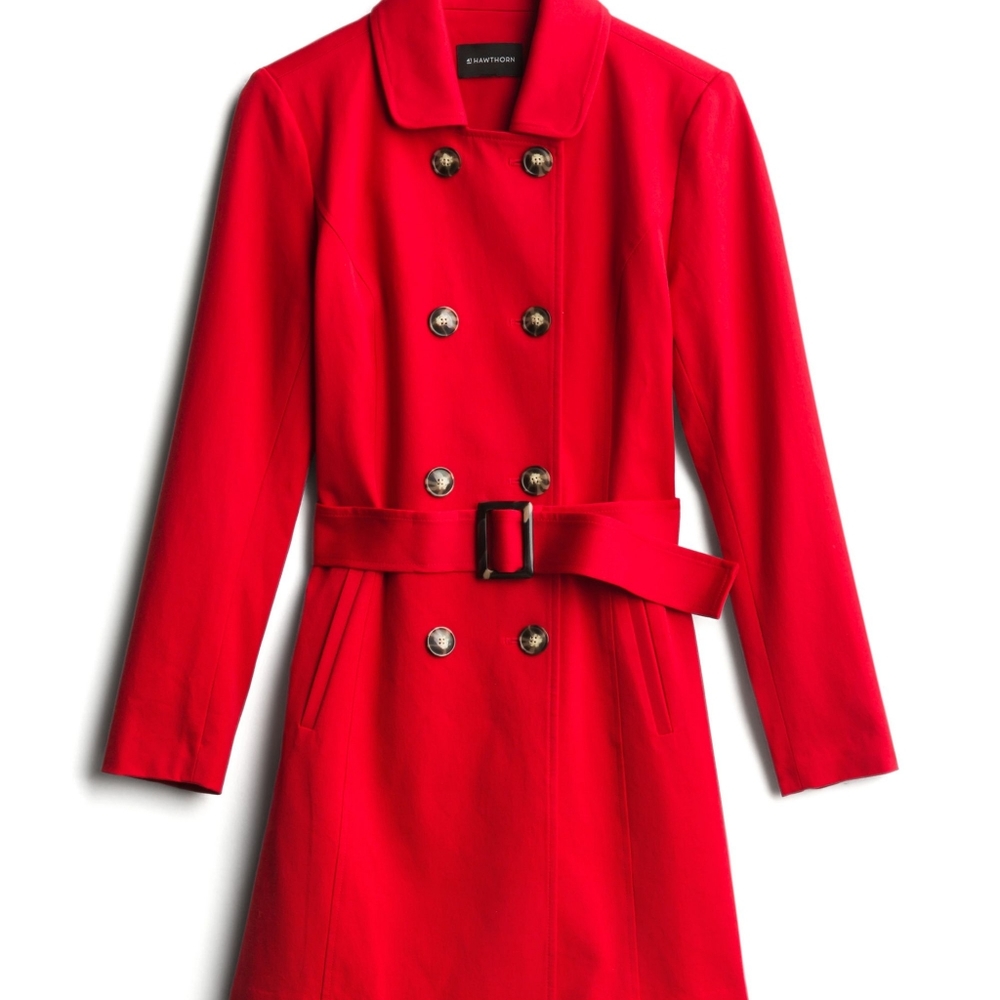 41 Hawthorn Double Breasted Red Coat